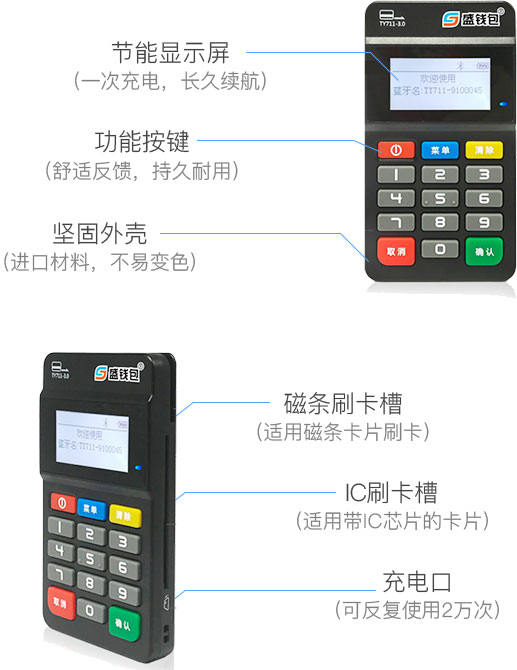 盛钱包产品参数